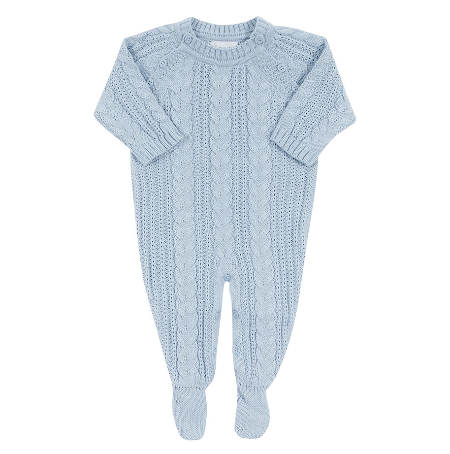 Saída Maternidade Encanto azul bebê - 3 peças - Imagem 8