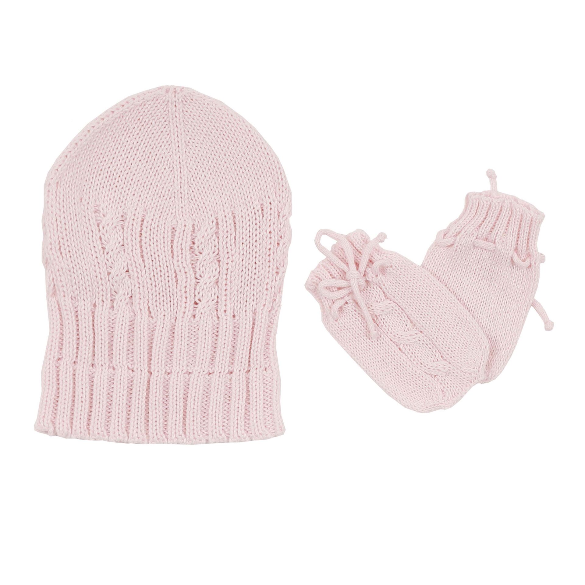 Saída Maternidade Sorrento Rosa bebê - 5 peças - Imagem 7