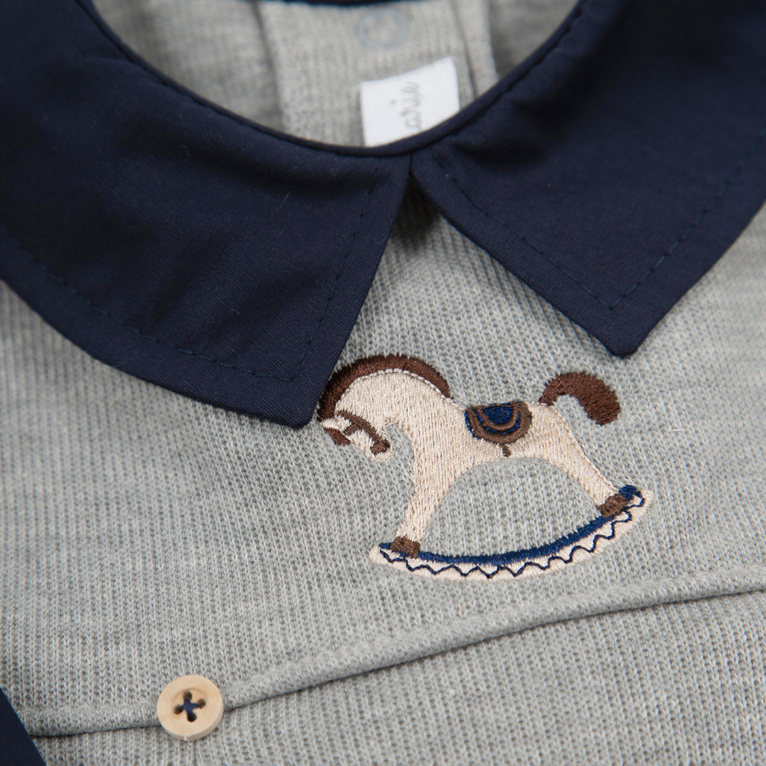 Macacão Cavalinho cinza - Imagem 2