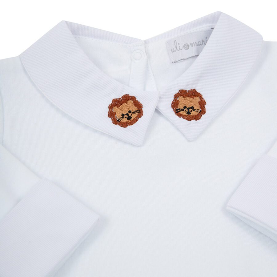 body-bebe-algodão-leão1