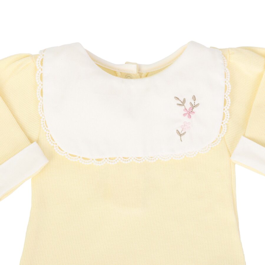 macacão carol amarelo bebê 3