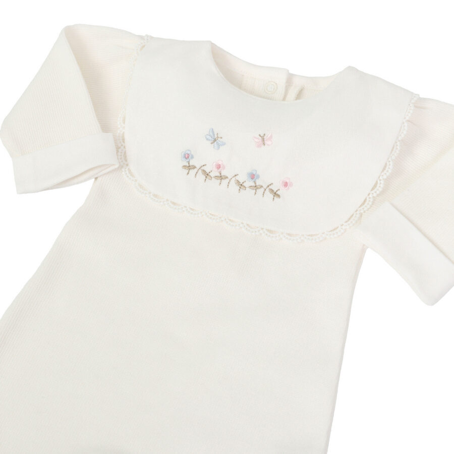 macacão jardim off-white em algodão 1