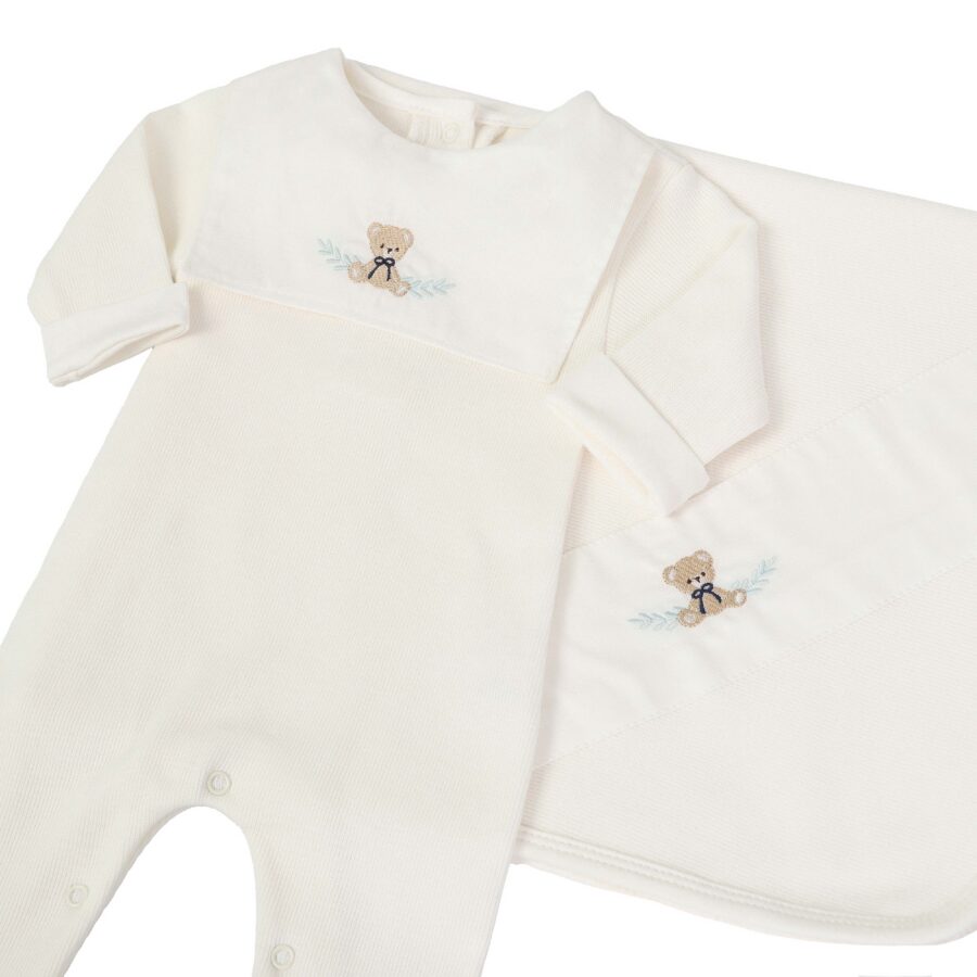 saída maternidade pedro off-white