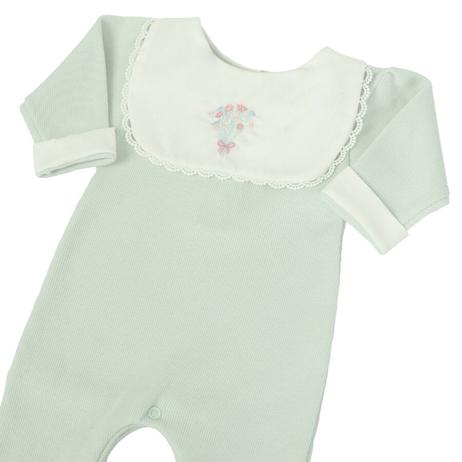 saída maternidade doce primavera verde malva