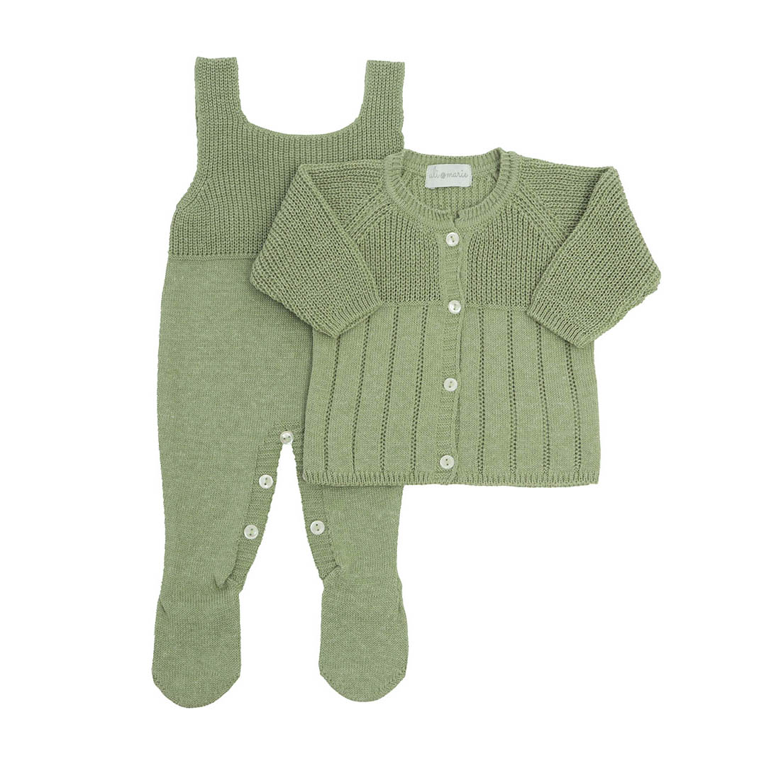 jardineira e casaquinho bambu verde folha 1