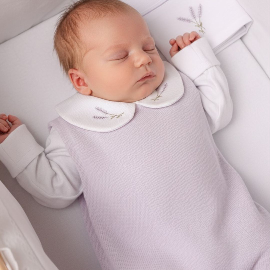 Jardineira e Body Lavanda - 2 peças - Imagem 2