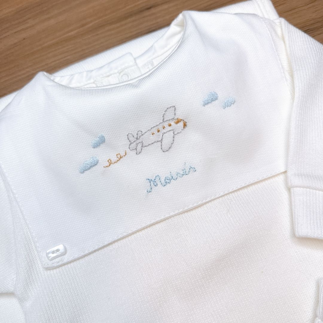 Saída Maternidade Avião - 4 peças - Imagem 7