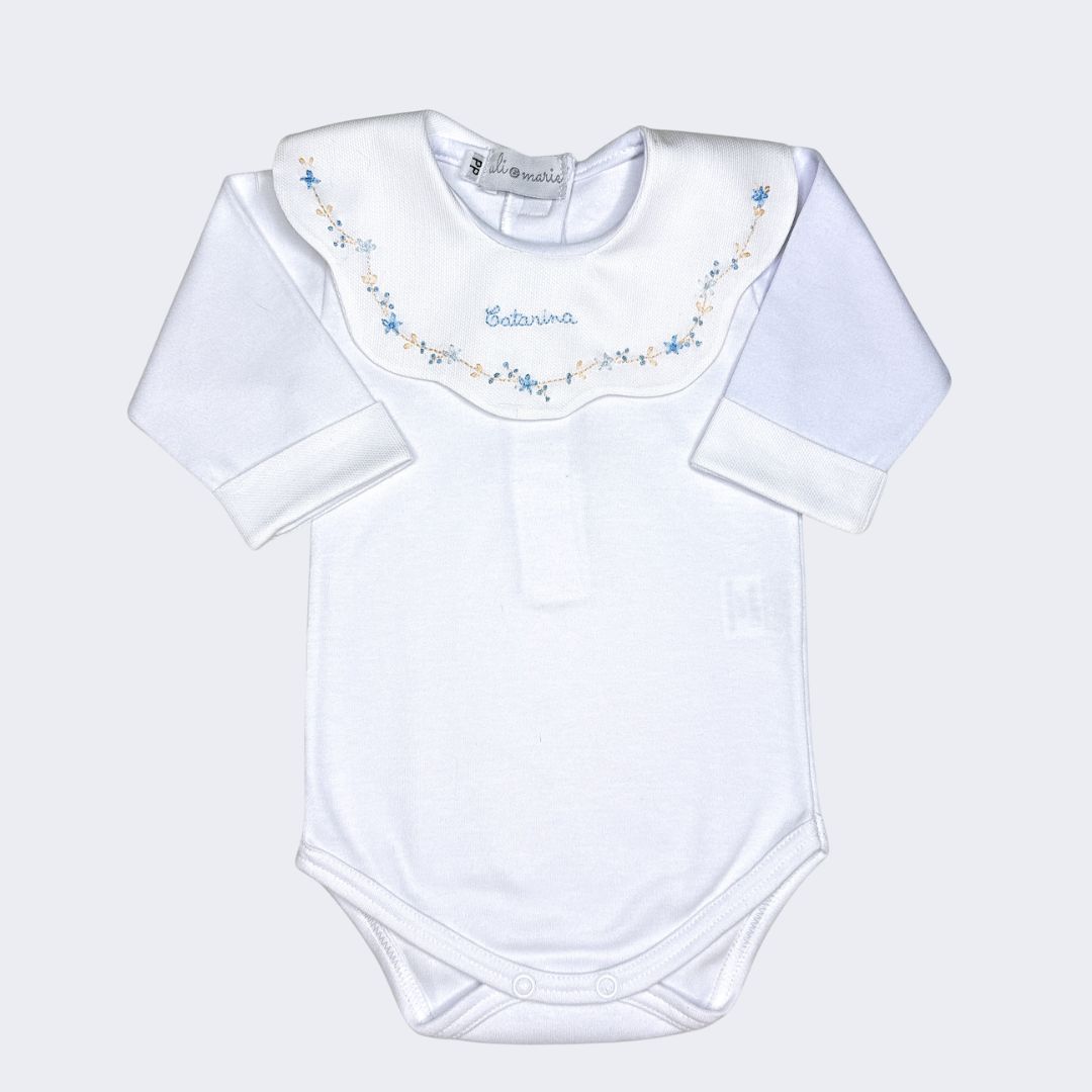 Saída Maternidade Encanto azul bebê - 3 peças - Imagem 9