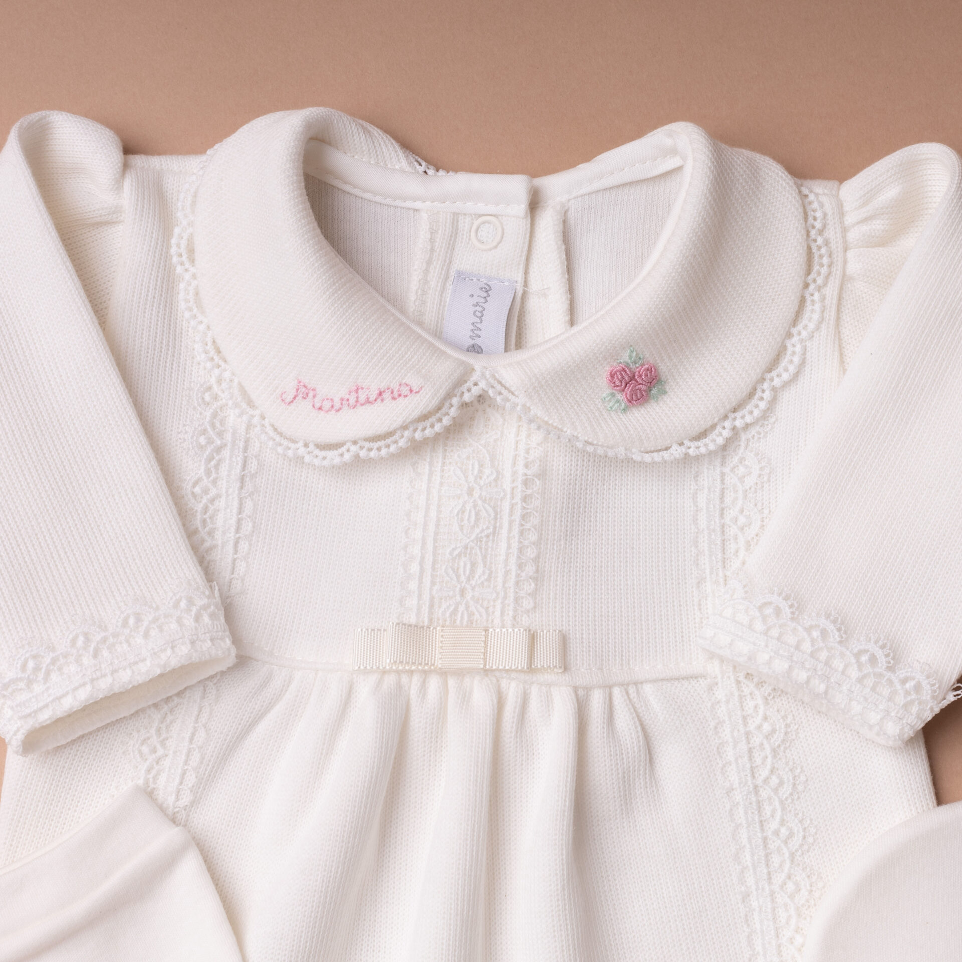 Kit Maternidade Cecília Personalizado off-white - 3 peças - Imagem 4