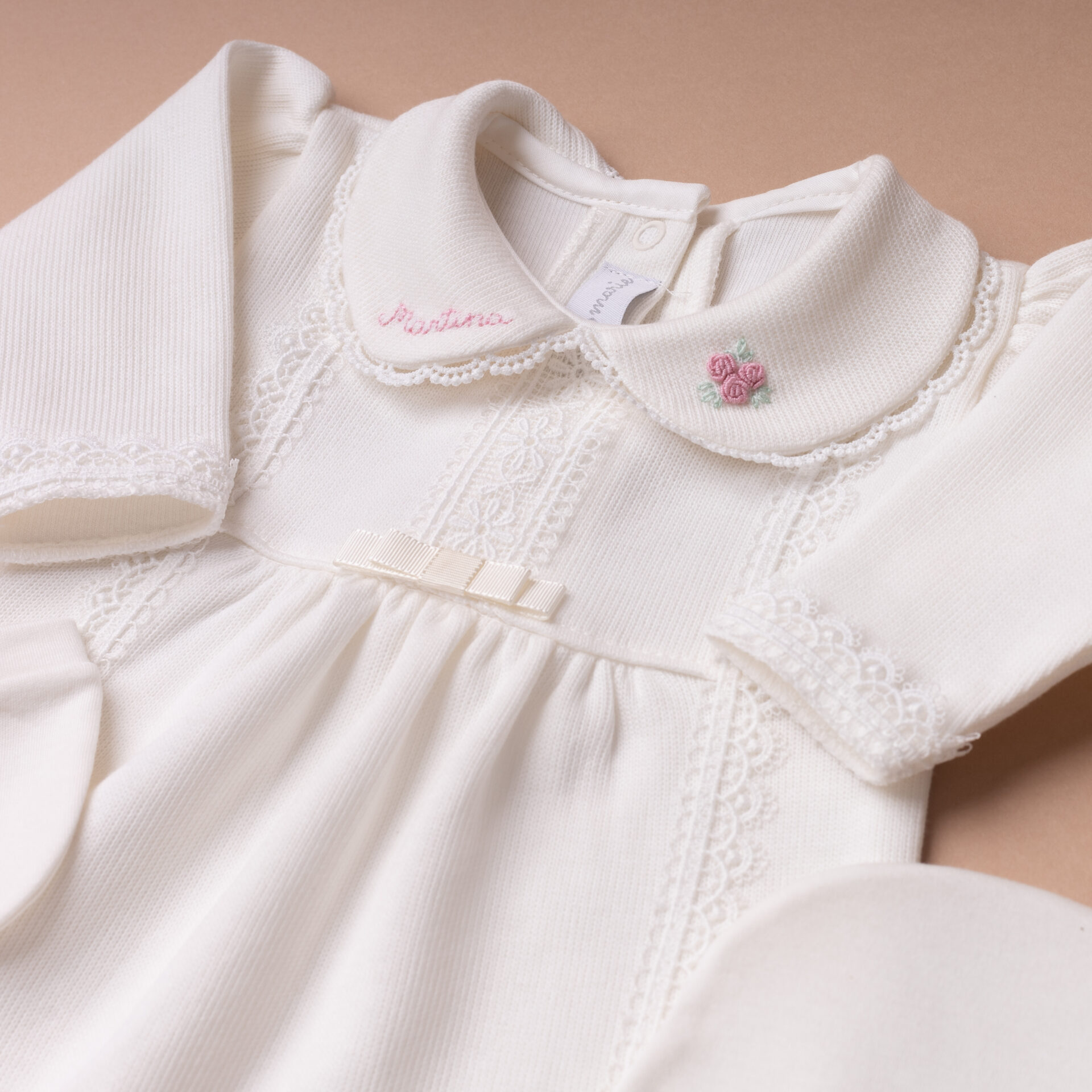 Kit Maternidade Cecília Personalizado off-white - 3 peças - Imagem 3